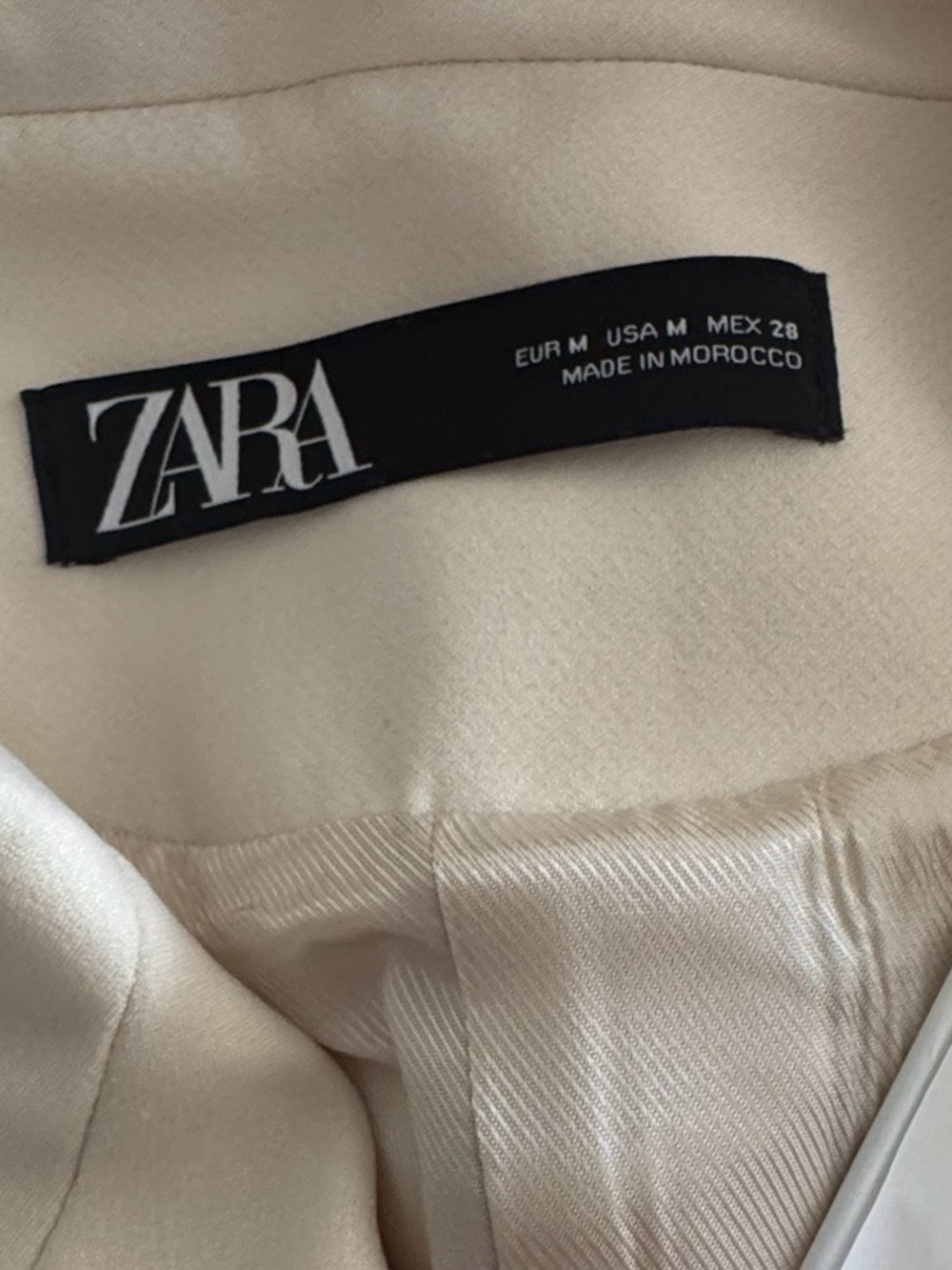 Zara Cream Blazer Dress! - Picture 7 of 7